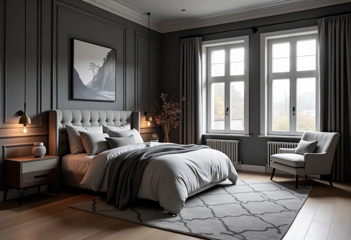 décoration  gris anthracite