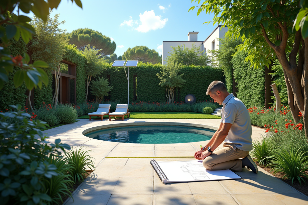piscine jardin